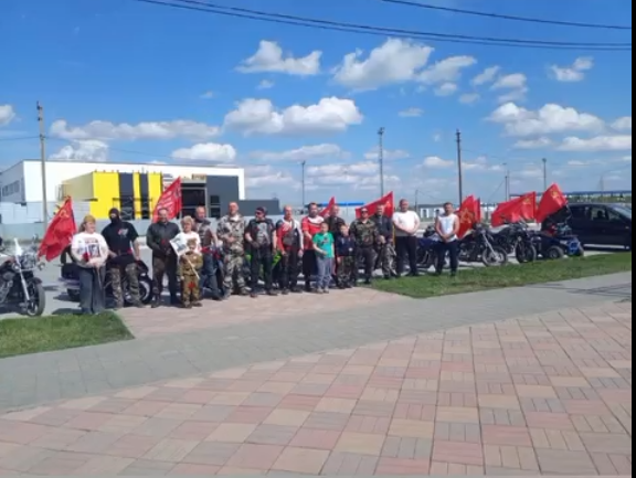 Автопробег в честь Дня Победы прошел в Линево