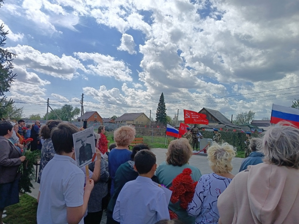 В День Победы народный памятник открыли в селе под Новосибирском