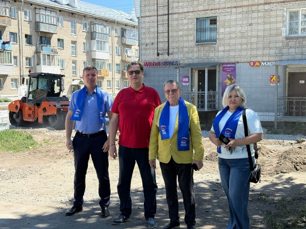 Благоустройство дворов в Искитиме под контролем &laquo;партийного десанта&raquo;