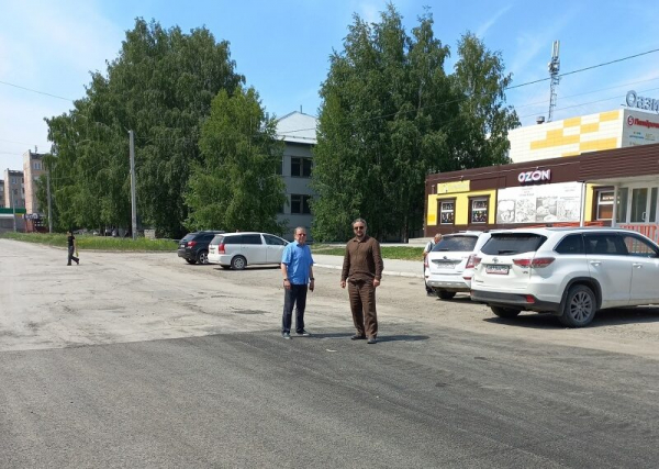 В микрорайоне Искитима завершён ремонт внутриквартального проезда