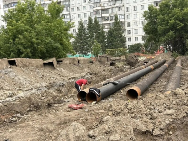 Ремонт тепловых сетей идет в Искитиме