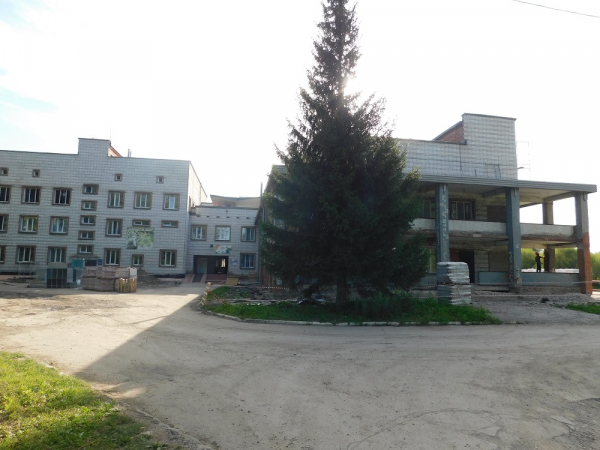 Капитальный ремонт стационара в поселке под Новосибирском идет по графику