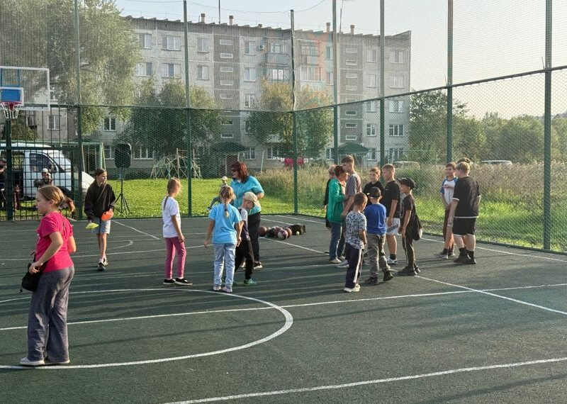 Спортивная площадка в рамках проекта «Территория детства» открылась в Искитиме